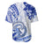 Polynesia Paisley Baseball Jersey Mix Navy Polynesian Pattern LT05 - Polynesian Pride