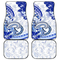 Polynesia Paisley Car Mats Mix Navy Polynesian Pattern LT05 - Polynesian Pride