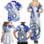 Polynesia Paisley Family Matching Summer Maxi Dress and Hawaiian Shirt Mix Navy Polynesian Pattern LT05 - Polynesian Pride