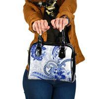 Polynesia Paisley Shoulder Handbag Mix Navy Polynesian Pattern LT05 One Size Navy - Polynesian Pride