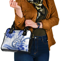 Polynesia Paisley Shoulder Handbag Mix Navy Polynesian Pattern LT05 - Polynesian Pride