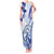 Polynesia Paisley Tank Maxi Dress Mix Navy Polynesian Pattern LT05 Women Navy - Polynesian Pride