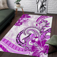 Polynesia Paisley Area Rug Mix Pink Polynesian Pattern LT05 Pink - Polynesian Pride