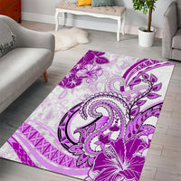 Polynesia Paisley Area Rug Mix Pink Polynesian Pattern LT05 - Polynesian Pride