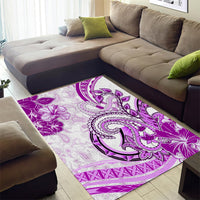 Polynesia Paisley Area Rug Mix Pink Polynesian Pattern LT05 - Polynesian Pride