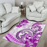 Polynesia Paisley Area Rug Mix Pink Polynesian Pattern LT05 - Polynesian Pride