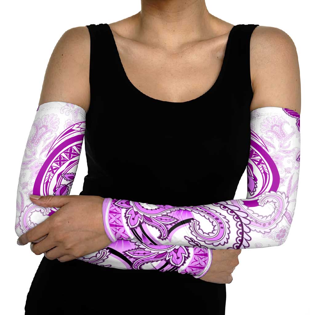 Polynesia Paisley Arm Sleeves Mix Pink Polynesian Pattern LT05 - Polynesian Pride