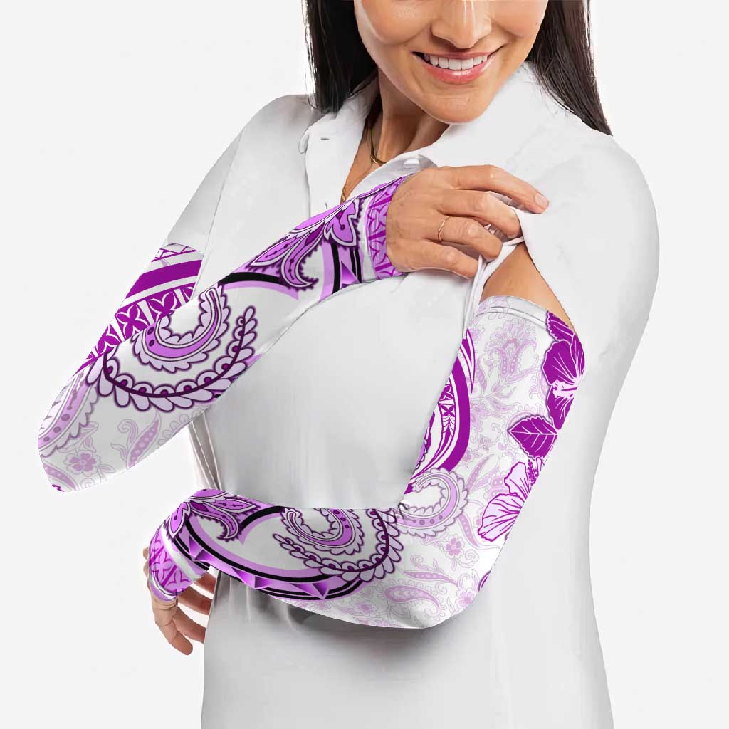 Polynesia Paisley Arm Sleeves Mix Pink Polynesian Pattern LT05 - Polynesian Pride