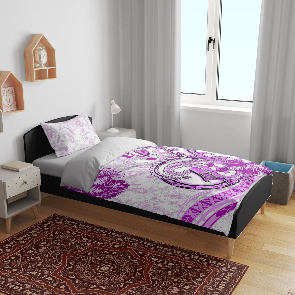 Polynesia Paisley Bedding Set Mix Pink Polynesian Pattern LT05 - Polynesian Pride