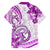 Polynesia Paisley Family Matching Puletasi and Hawaiian Shirt Mix Pink Polynesian Pattern LT05 - Polynesian Pride