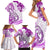 Polynesia Paisley Family Matching Short Sleeve Bodycon Dress and Hawaiian Shirt Mix Pink Polynesian Pattern LT05 - Polynesian Pride