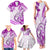 Polynesia Paisley Family Matching Tank Maxi Dress and Hawaiian Shirt Mix Pink Polynesian Pattern LT05 - Polynesian Pride