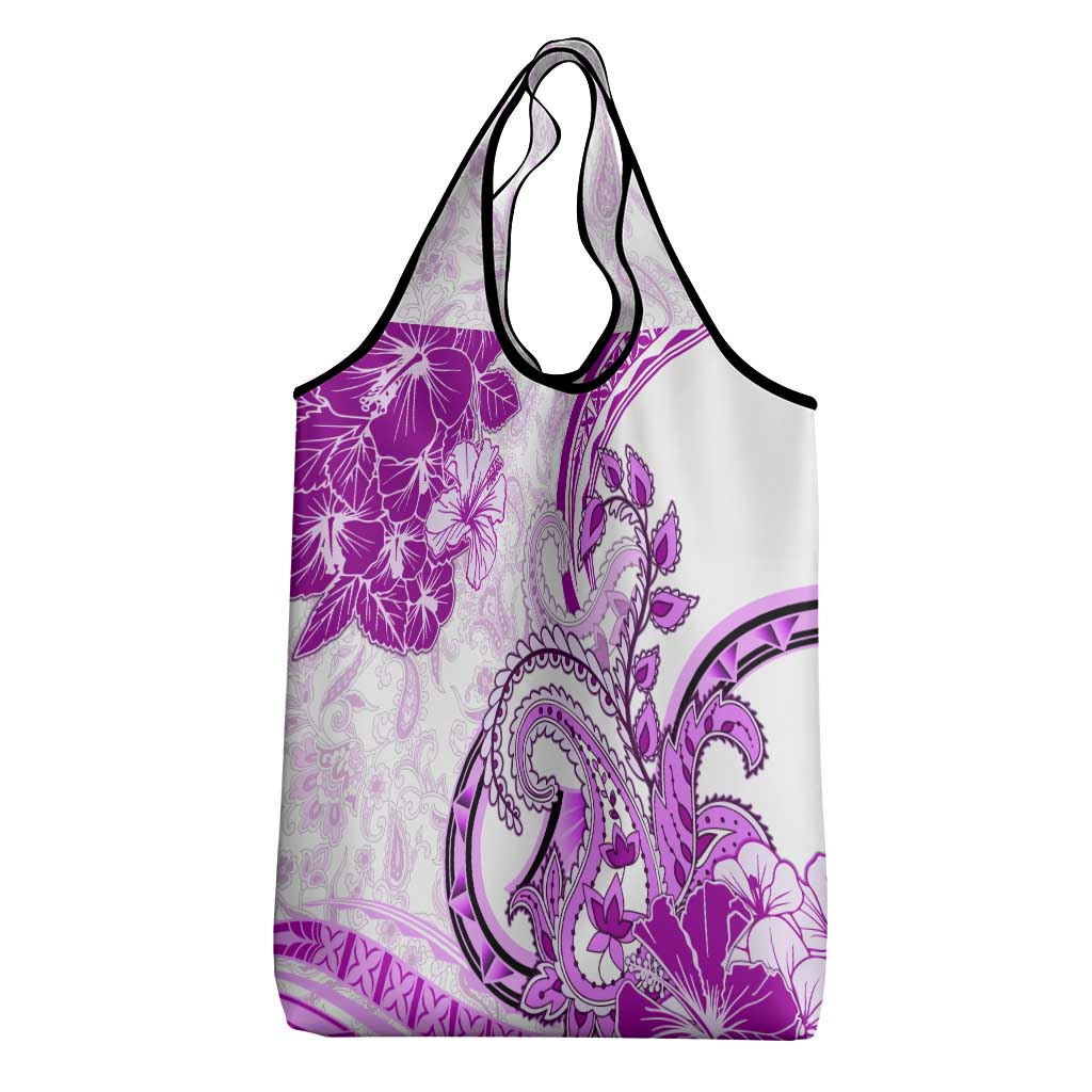 Polynesia Paisley Grocery Bag Mix Pink Polynesian Pattern LT05 - Polynesian Pride