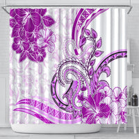 Polynesia Paisley Shower Curtain Mix Pink Polynesian Pattern LT05 - Polynesian Pride