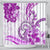 Polynesia Paisley Shower Curtain Mix Pink Polynesian Pattern