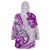 Polynesia Paisley Wearable Blanket Hoodie Mix Pink Polynesian Pattern LT05 - Polynesian Pride