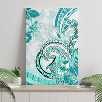 Polynesia Paisley Canvas Wall Art Mix Teal Polynesian Pattern LT05 - Polynesian Pride