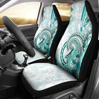 Polynesia Paisley Car Seat Cover Mix Teal Polynesian Pattern LT05 - Polynesian Pride