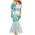 Polynesia Paisley Family Matching Mermaid Dress and Hawaiian Shirt Mix Teal Polynesian Pattern LT05 - Polynesian Pride