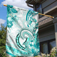 Polynesia Paisley Garden Flag Mix Teal Polynesian Pattern LT05 - Polynesian Pride