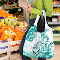 Polynesia Paisley Grocery Bag Mix Teal Polynesian Pattern LT05 - Polynesian Pride