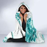 Polynesia Paisley Hooded Blanket Mix Teal Polynesian Pattern LT05 - Polynesian Pride