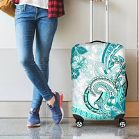 Polynesia Paisley Luggage Cover Mix Teal Polynesian Pattern LT05 - Polynesian Pride