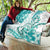 Polynesia Paisley Quilt Mix Teal Polynesian Pattern