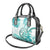 Polynesia Paisley Shoulder Handbag Mix Teal Polynesian Pattern