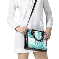Polynesia Paisley Shoulder Handbag Mix Teal Polynesian Pattern LT05 - Polynesian Pride