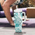 Polynesia Paisley Tumbler With Handle Mix Teal Polynesian Pattern