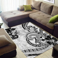 Polynesia Paisley Area Rug Mix White Polynesian Pattern LT05 - Polynesian Pride