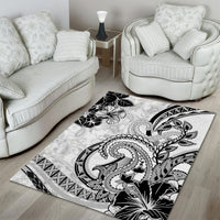 Polynesia Paisley Area Rug Mix White Polynesian Pattern LT05 - Polynesian Pride