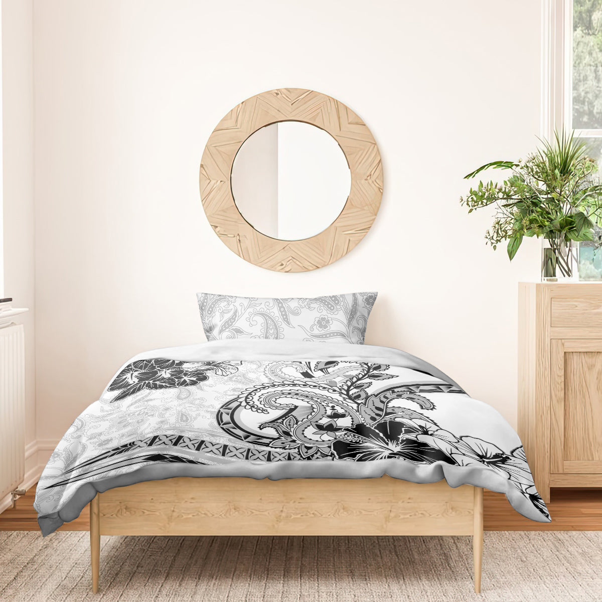 Polynesia Paisley Bedding Set Mix White Polynesian Pattern LT05 - Polynesian Pride