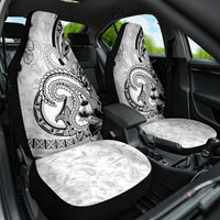 Polynesia Paisley Car Seat Cover Mix White Polynesian Pattern LT05 One Size White - Polynesian Pride