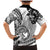 Polynesia Paisley Family Matching Mermaid Dress and Hawaiian Shirt Mix White Polynesian Pattern LT05 - Polynesian Pride