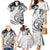 Polynesia Paisley Family Matching Mermaid Dress and Hawaiian Shirt Mix White Polynesian Pattern LT05 - Polynesian Pride