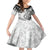 Polynesia Paisley Family Matching Puletasi and Hawaiian Shirt Mix White Polynesian Pattern LT05 Daughter's Dress White - Polynesian Pride