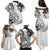 Polynesia Paisley Family Matching Puletasi and Hawaiian Shirt Mix White Polynesian Pattern LT05 - Polynesian Pride