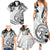 Polynesia Paisley Family Matching Summer Maxi Dress and Hawaiian Shirt Mix White Polynesian Pattern LT05 - Polynesian Pride