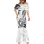 Polynesia Paisley Mermaid Dress Mix White Polynesian Pattern LT05 - Polynesian Pride