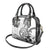 Polynesia Paisley Shoulder Handbag Mix White Polynesian Pattern