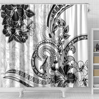 Polynesia Paisley Shower Curtain Mix White Polynesian Pattern LT05 - Polynesian Pride