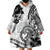 Polynesia Paisley Wearable Blanket Hoodie Mix White Polynesian Pattern LT05 - Polynesian Pride