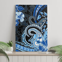 Polynesia Paisley Canvas Wall Art Mix Blue Polynesian Pattern LT05 - Polynesian Pride