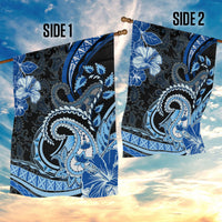 Polynesia Paisley Garden Flag Mix Blue Polynesian Pattern LT05 - Polynesian Pride