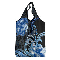 Polynesia Paisley Grocery Bag Mix Blue Polynesian Pattern LT05 - Polynesian Pride