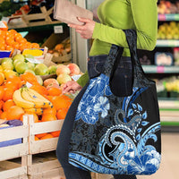 Polynesia Paisley Grocery Bag Mix Blue Polynesian Pattern LT05 - Polynesian Pride