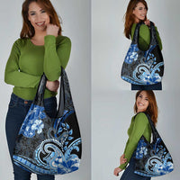 Polynesia Paisley Grocery Bag Mix Blue Polynesian Pattern LT05 - Polynesian Pride