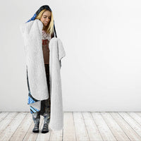 Polynesia Paisley Hooded Blanket Mix Blue Polynesian Pattern LT05 - Polynesian Pride
